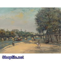 TSD3666 - Tranh sơn dầu nông dân tấp nập lao động